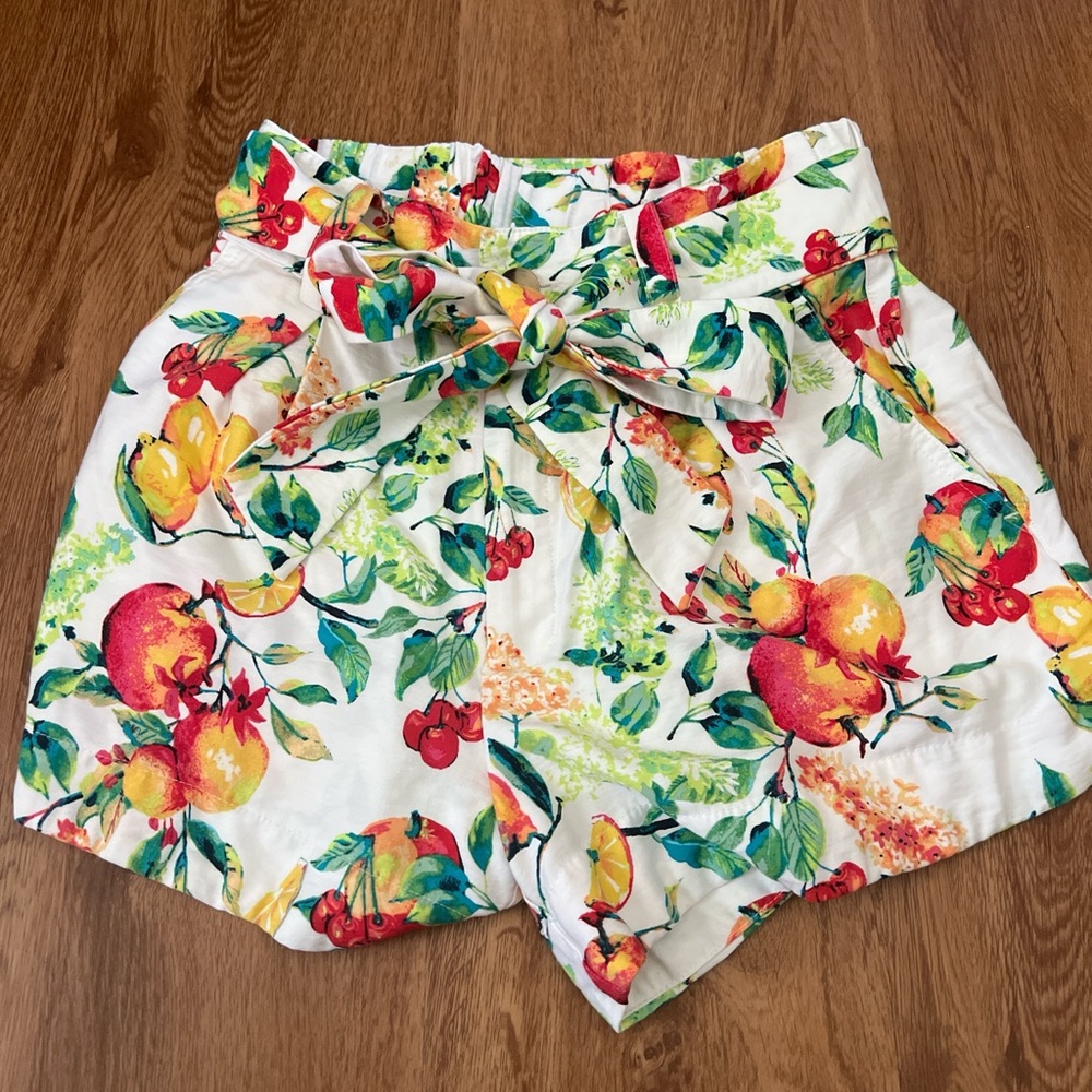 LC Lauren Conrad High Waist Floral Print Shorts - Multicolor